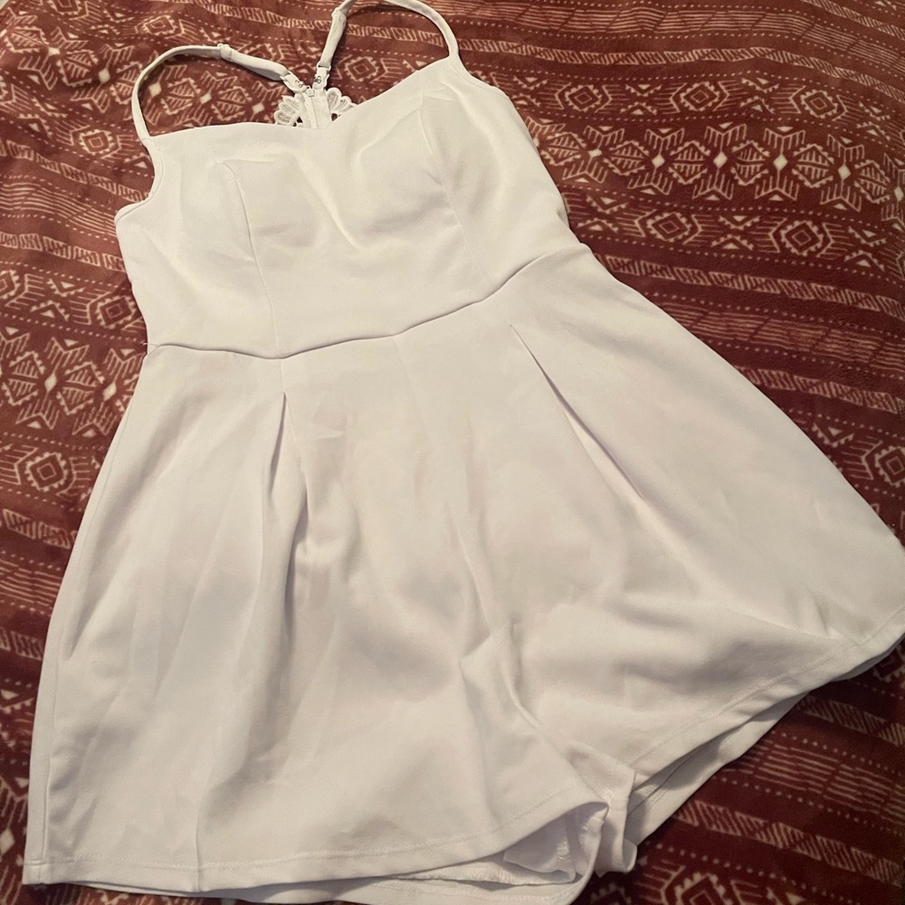White romper from Francesca’s